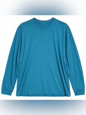 LL Bean Traditional Fit Teal Long Sleeve Men's Shirt XXL